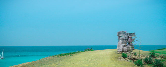 Ocean view at the golf course where we went golfing. The view was stunning. Varadero, Cuba